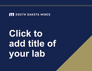 Lab Sign template blue