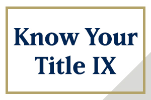 Sexual Misconduct & Title IX Information