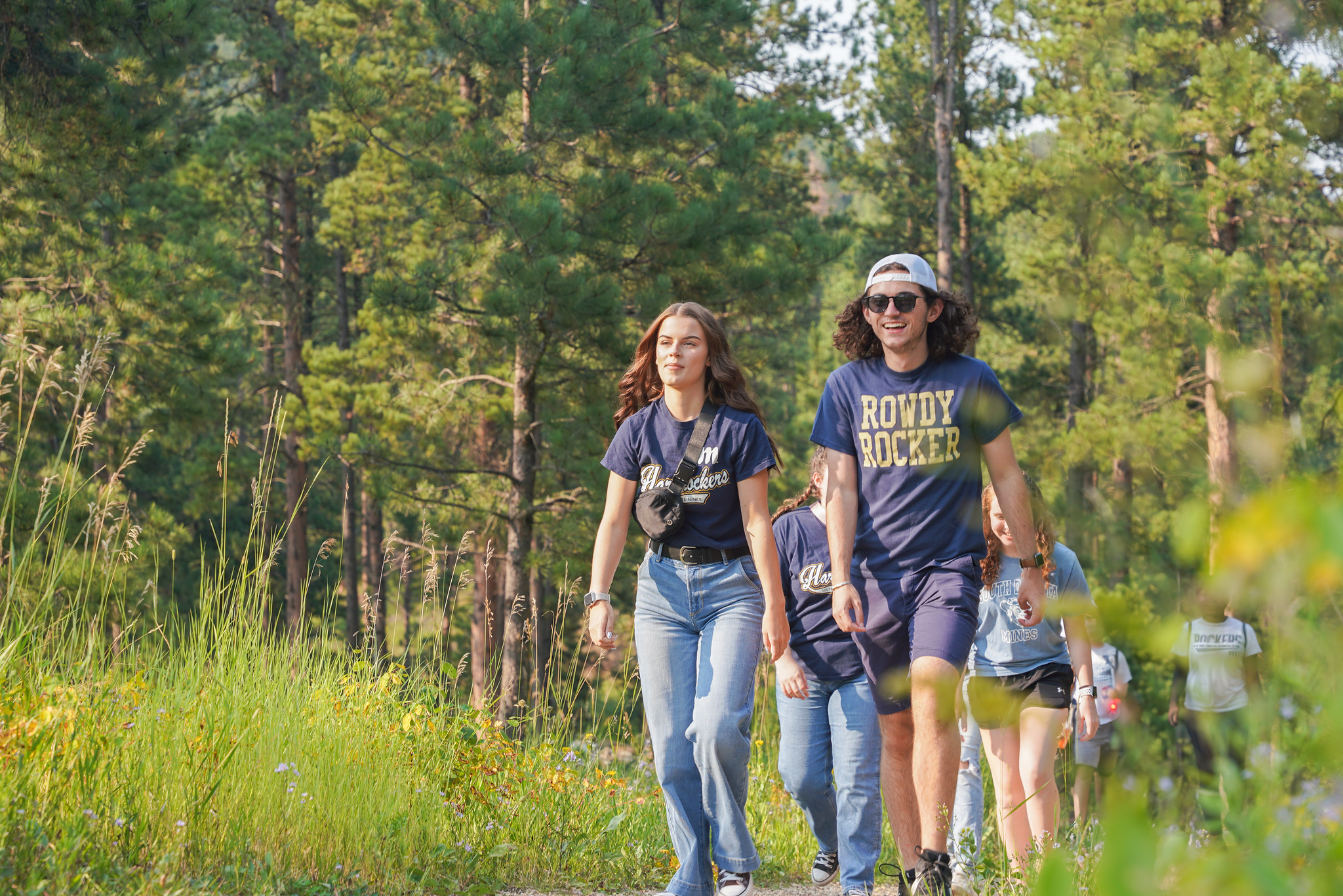 Students Hiking