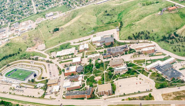 Aerial image of SDSMT