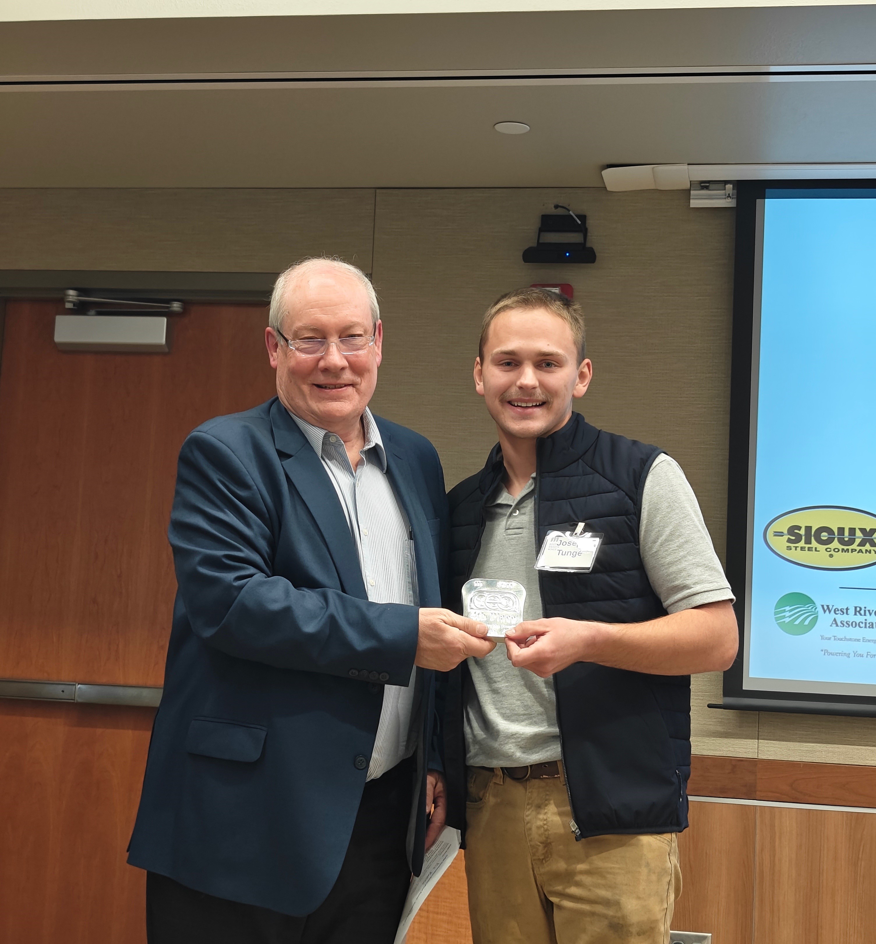 Fourth Place, $2,000: SlumpScan – Joseph Tunge, a sophomore biomedical engineering major, began helping his dad pour concrete at eight years old. He is now combining his years of real-world field experience to build a handheld sensor and software platform designed to bring data-driven precision to small-scale concrete work. Tunge hopes SlumpScan will become the “meat thermometer of concrete,” delivering instant, easy-to-understand measurements on hydration, mix consistency, temperature and workability before concrete is even poured.
