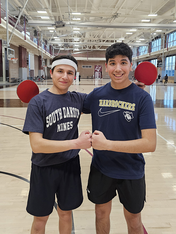 Brothers and Mines students Antonio and Gian Assante secured two of the three direct qualification spots in the singles category at the NCTTA Rocky Mountain Divisional earlier this month. 