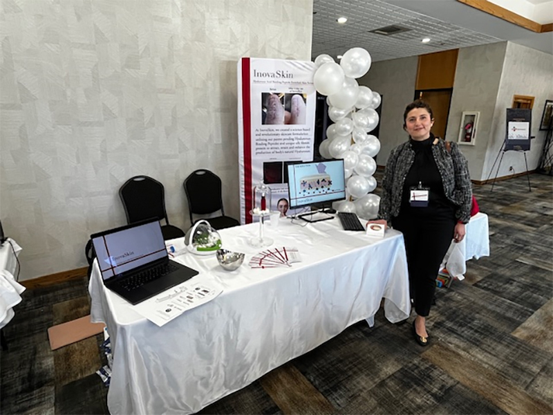 Earlier this year, Ozdemir’s innovation earned first place and $20,000 at the Governor’s Giant Vision Open Business Plan competition—funding her current space at the David Lust Accelerator Building and the beta launch of InovaSkin. She also received $10,000 from South Dakota’s FAST Launch program to support market research and startup activities.