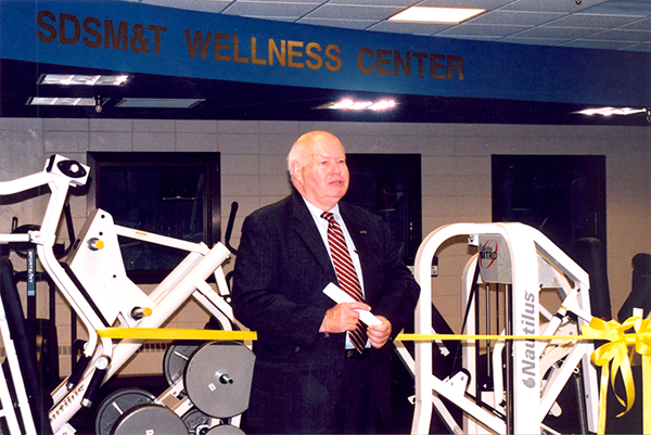 Dr. Charles Ruch’s list of accomplishments at Mines includes implementing a strategic plan, completing Peterson Hall, the Black Hills Business Development Center, March/Dake Plaza, the Computational Mechanics Lab, the Tech Development Lab, and the Student Wellness Center. 