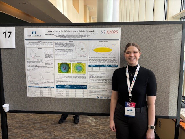 Jaden Dougla’s research recently earned second place Federation of Analytical Chemistry and Spectroscopy Societies (FACSS) SCIX national conference. Dougal was selected from among students from all over the world, representing various fields of spectroscopy.