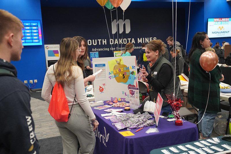 South Dakota Mines 27th Annual Student Wellness Fair Features Outdoor-Themed Fun